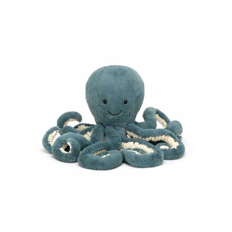 Jellycat Peluche Pieuvre Storm Octopus Small Bleue 23 Cm Petit Sixieme